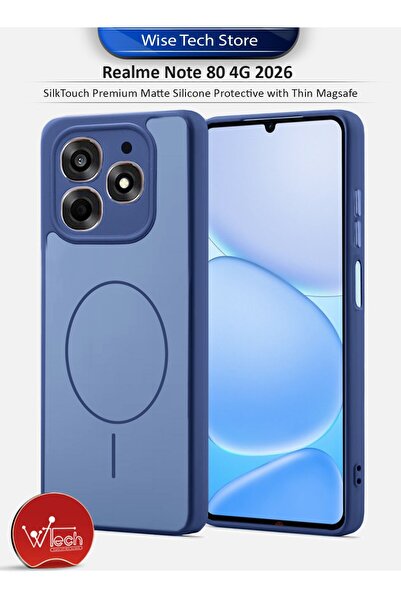 Wtech Realme Note 80 4G 2026 SilkTouch Premium Matte Silicone Protective with...