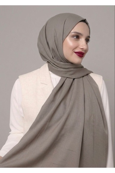 YILDIZ SCARFS Comfort Cotton Shawl - Dark Mink