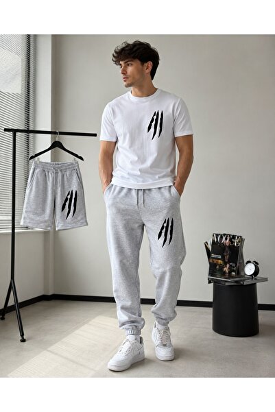 orwen life est. 2022 Unisex 3-Piece Combination Set Oversize T-Shirt + Sweatp...