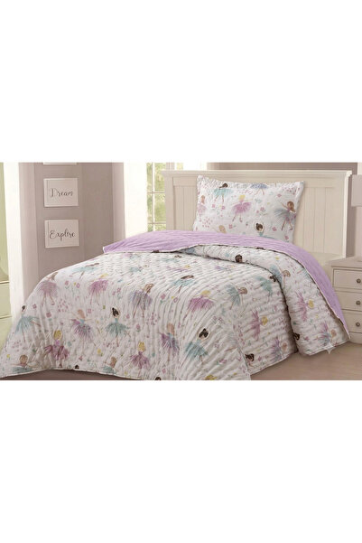 Ahsela Home طقم مفرش سرير فردي فاخر منقوش مقاس 180x220 سم - طقم بيكيه من المو...