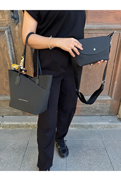 Just Polo Women's New Season Luxury Design Hand & Shoulder Bag with Shawl Det...