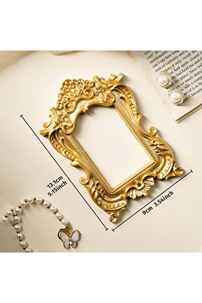 Choice6 daojuB-J 1PC, European-style resin material with golden pattern prop ...
