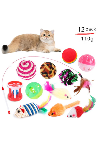 Choice B99402 Kitten Toys Variety Cat Toy Combination Set Cat Toy Funny Cat S...