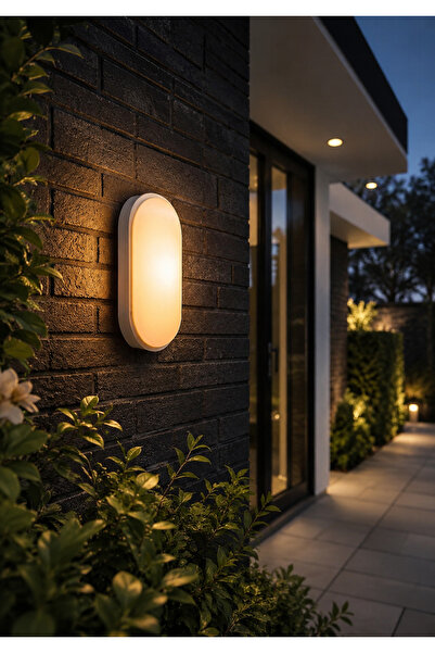 Grecia Multi Color Oval Spotlight Wall Lamps (Solar+Yellow+White) 20W Practic...