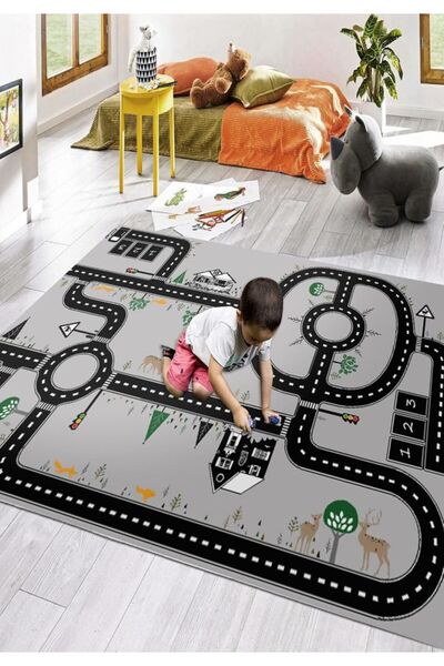 Royal Covor lavabil antiderapant pentru camera copii 120 x 180 cm