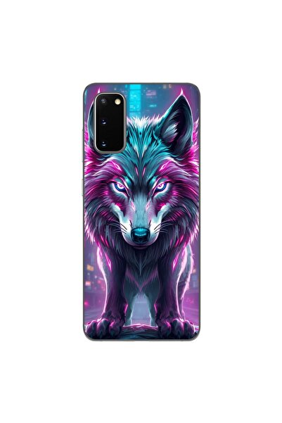 OEM Husa compatibila cu Samsung Galaxy S20 Silicon Gel Tpu Model Cyberpunk Wolf