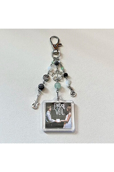 Choice K-pierce veil Pierce The Veil Album Cover Acrylic Keychain, Beaded Gui...