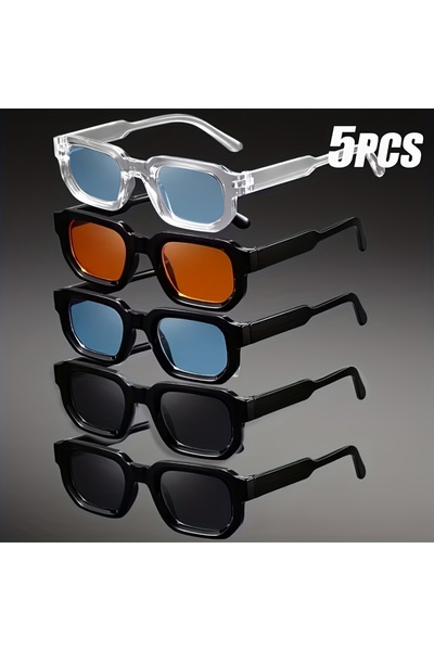 Choice GRAY New Men Vintage Rectangle Frame Sunglasses Fashion Retro Sun Glas...