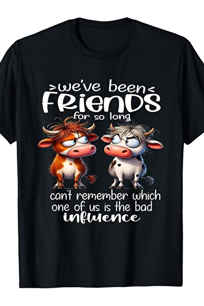 NOURAM We'Ve Been Friends for So Long Can'T Remember Funny Cow T-Shirt