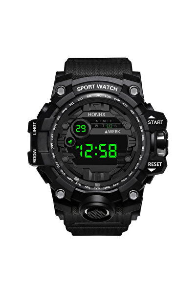 Choice5 Y12-Black YIKAZE Y12 Men's Sports Watch Waterproof Luminous Men Sport...