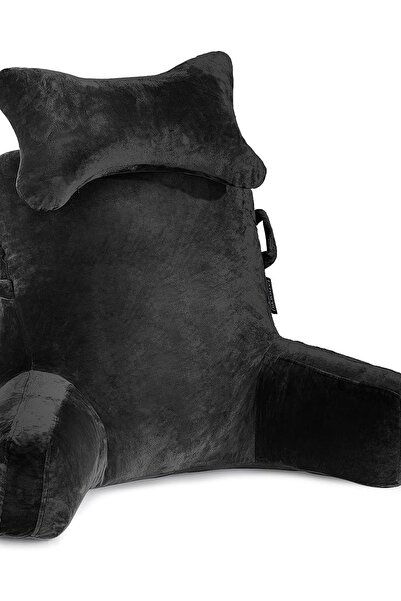 Dotail Pernă de lectură, mărime XL, spătar ergonomic, buzunare laterale, 78 x...