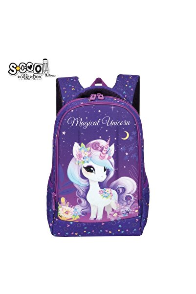 Roben Ghiozdan ergonomic MAGICAL UNICORN - S-COOL, 40x29x14 cm