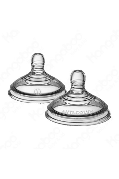 tommee tippee Set de tetine avansate anti-colici cu flux lent, 2 buc., 0 luni+