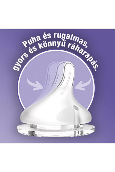 Lansinoh Biberon cu tetină cu flux mediu Wave 240 ml