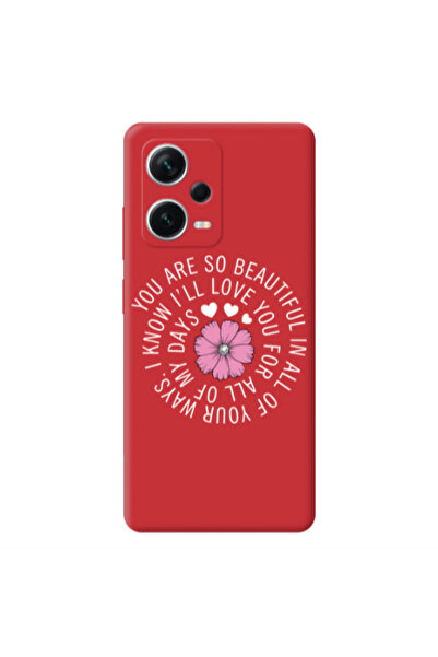 Other Xiaomi Poco X5 Your Ways Red Colored Silicone TPU Θήκη