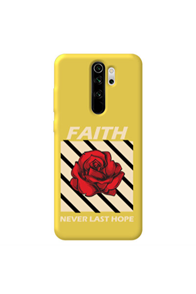 Other Xiaomi Redmi Note 8 Pro Faith Never Last Hope Yellow Colored Silicone T...
