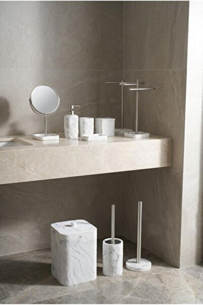 ACAR BEYAZ 9 PARÇA BANYO SETİ