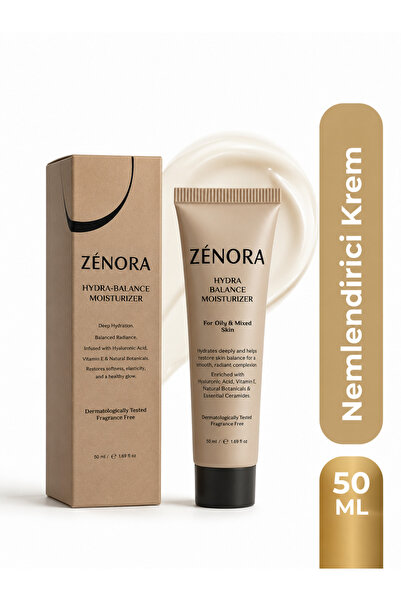 ixoraZenora Yağlı ve Karma Cilt Nemlendirici Krem 50ml – Hyalüronik Asit + E ...