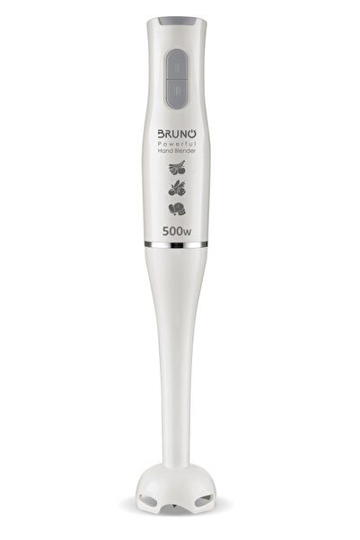 Bruno ραβδομπλέντερ BRN-0091, 2 ταχύτητες, 500W, λευκό