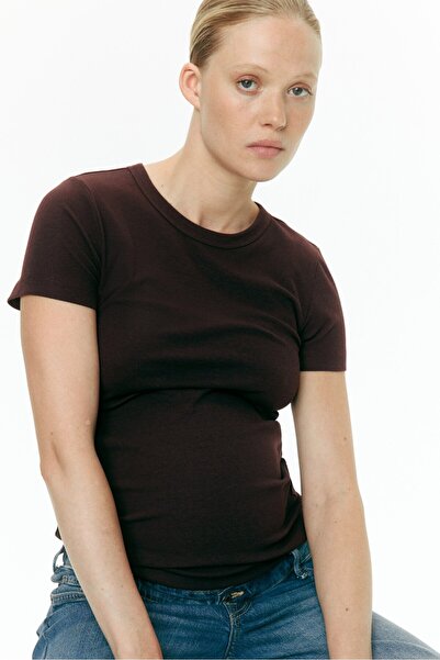 H&M MAMA Ribanalı Jarse Tişört