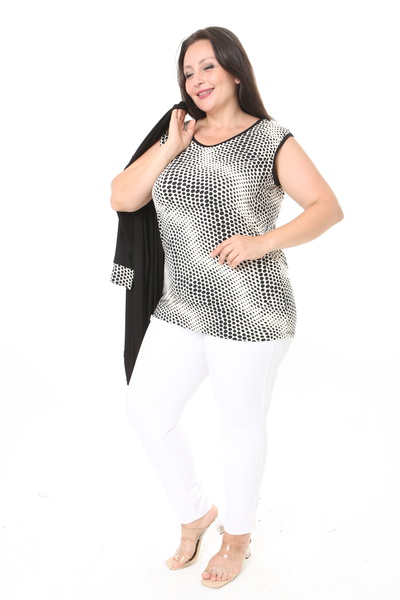 XL Modam Women's Cardigan Aklet 2-Piece Large Size Set