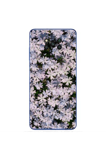 Other Xiaomi Poco X3 /X3 Pro Flowers white Transparent Silicone TPU Θήκη
