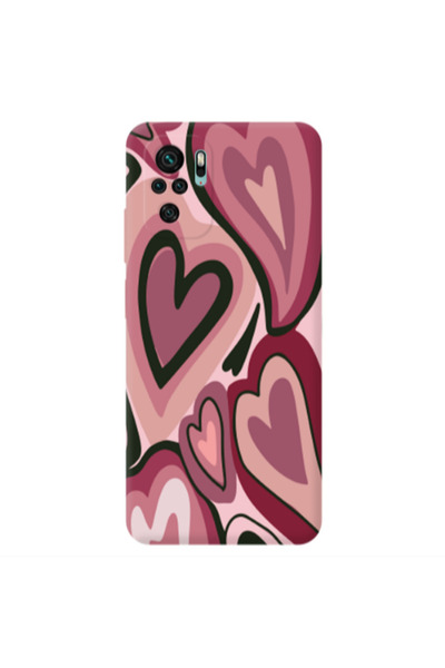 Other Xiaomi Redmi Note 10S Mix Heart Transparent Silicone TPU Θήκη