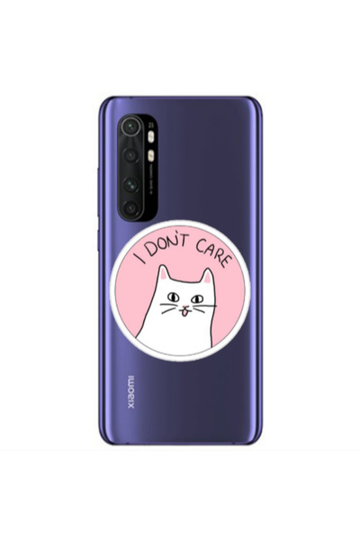 Other Xiaomi Mi Note 10 Lite I dont Care Transparent Silicone TPU Θήκη