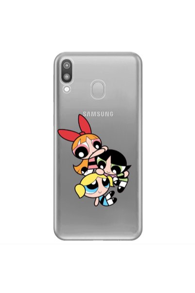 Other Samsung M20 Powerpuff Transparent Silicone TPU Θήκη