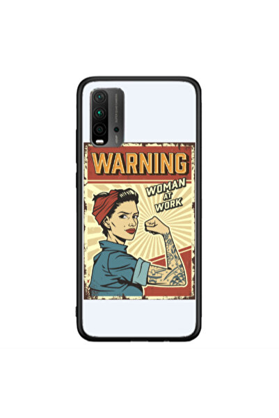 Other Xiaomi Redmi 9T Woman at work Black Glossy Θήκη