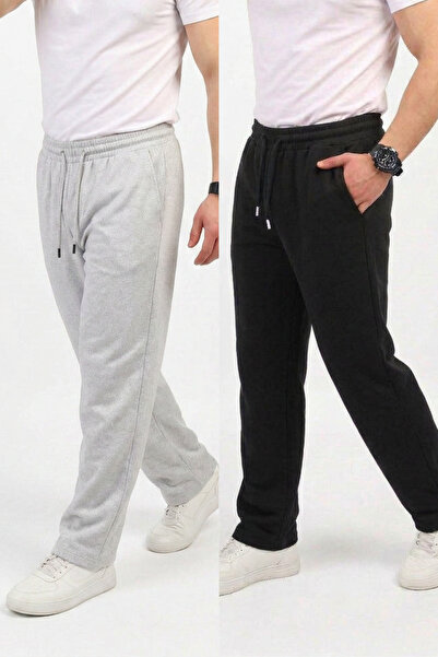 STRAVON Daily Baggy Oversize Sweatpants with Wide Legs, 2 Yarns, Medium Thick...