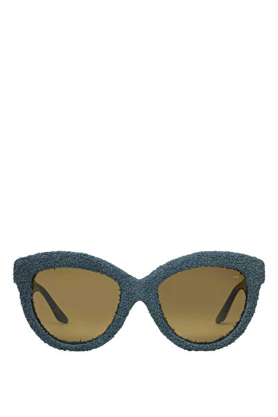 Italia Independent Sitdons 57 Pet Blue Acetate Women's Sunglasses