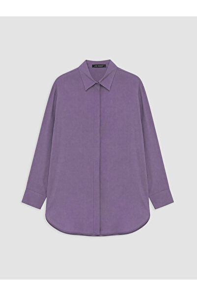 LC Waikiki Lcw Modest Lilac Women's Shirt Tunic