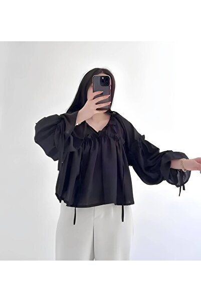 1way French Style Luxury Blouse with Italian Flair