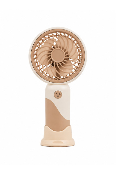 fcx Mini Fan Telefon Standlı 3 Kademeli USB Şarjlı Taşınabilir El Vantilatörü