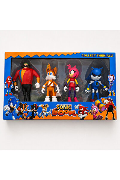 MARS KIRTASİYE VE OYUNCAK Sonic Boom 4'lü Figür Oyuncak Seti - Dr. Eggman, Ta...