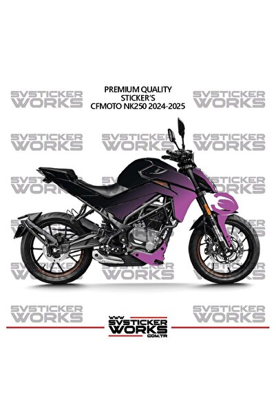 ARONA Cfmoto Nk250 Gen 2 Fairing Sticker Double Color Engine Fairing Model Re...