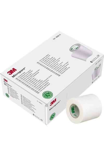 MEDICA 2026 Micropore 1530-2 Medical Tape 3M Paper 2 Inch x 10 Yards, White, ...