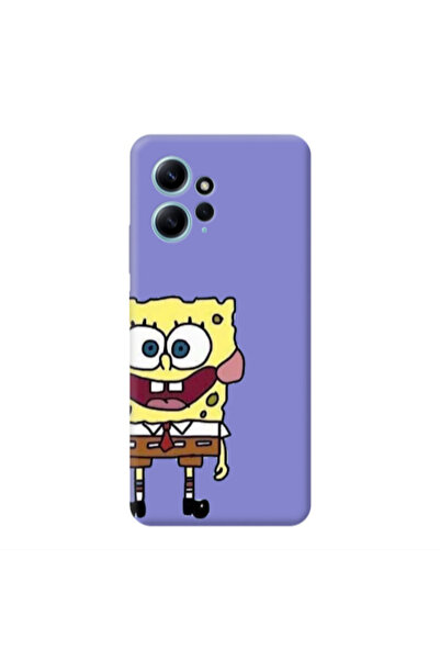 Other Xiaomi Redmi Note 12 4G Spong 2 Purple Colored Silicone TPU Θήκη