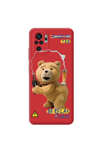 Other Xiaomi Redmi Note 10S Be Relax Red Colored Silicone TPU Θήκη