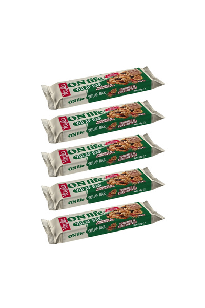 Yayla Onlife Tohumlu ve Kuru Meyveli Yulaf Bar 35 g x5