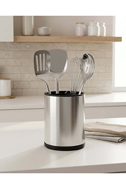 REDTAG Silver Rotating Utensil Holder