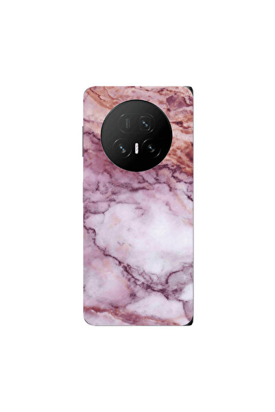 Other Honor Magic V5 Marble Brown And Pink Transparent Silicone TPU Θήκη