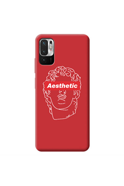 Other Xiaomi Redmi Note 10 Pro 5G Aesthetic Red Colored Silicone TPU Θήκη