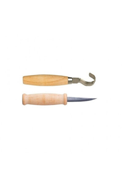 Morakniv Set 2 cuțite drepte de sculptat, cu cârlig