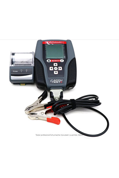 Schumacher Tester baterii 12/24V cu printer Schumacher© Accutest+