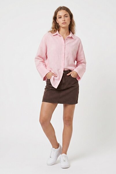 Shopping Shop Wide Sleeve Shirt Pink