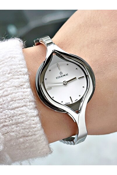 Essence Special Design Silver Color Steel Cord Women Wrist Watch D1234Mr