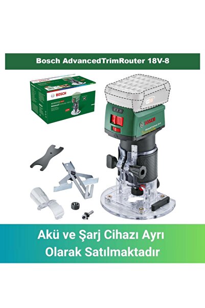 Bosch AdvancedTrimRouter 18V-8 (Akü ve Şarj Yoktur) 06039D5000