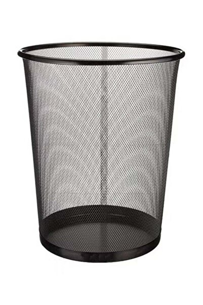 ROYALFORD 10L Mesh Waste Bin 24X26Cm Black